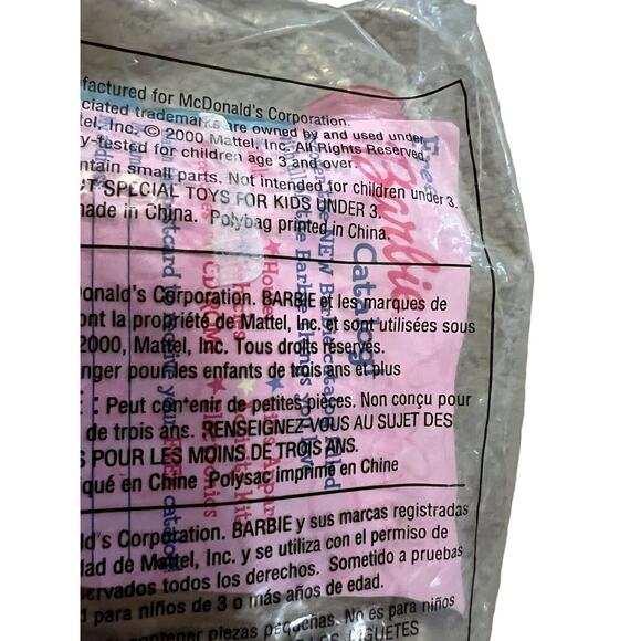 MCDONALDS Happy Meal Toy (2000) BARBIE #3 Paralympic Becky Figurine SEALED NEW - Picture 4 of 4